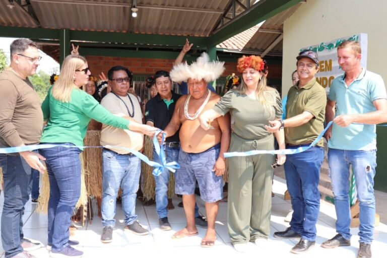 Escolas estaduais indígenas de Espigão do Oeste recebem obras de ampliação