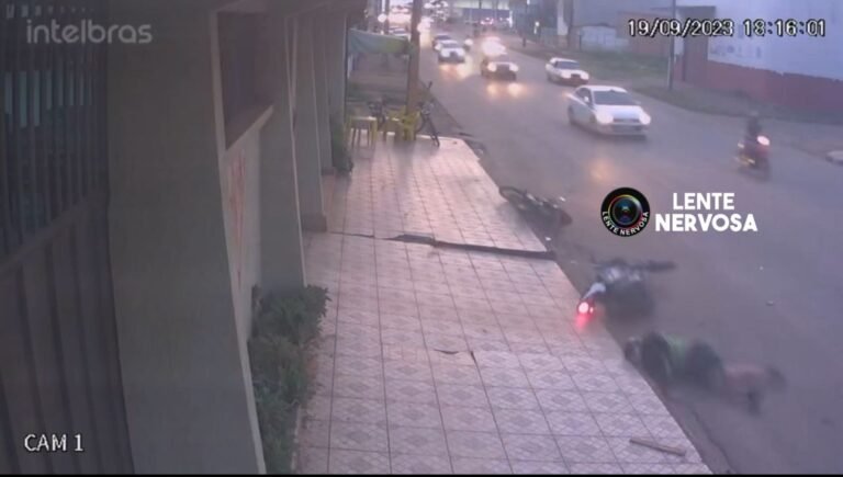 Últimas Notícias 7 IMAGENS FORTES – Câmera registrou grave acidente com motociclista na capital – VEJA O VÍDEO
