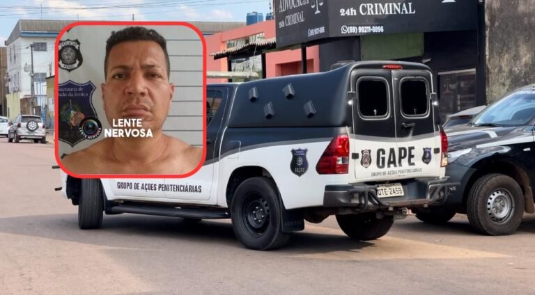DETIDO – GAPE captura foragido acusado de roubo em Porto Velho