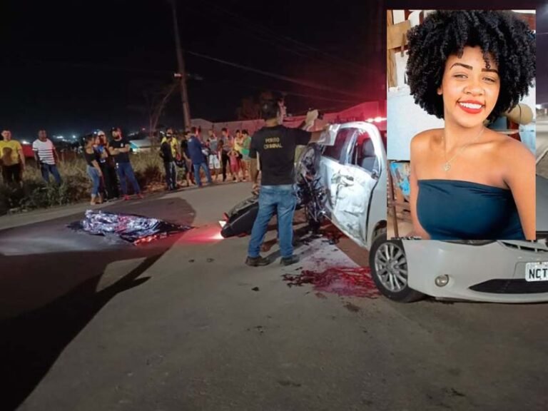Mulher morre ao atingir violentamente automóvel em Ji-Paraná
