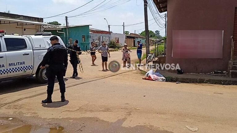 URGENTE – Homem é executado com tiros nas costas na zona leste de Porto Velho