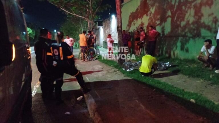 URGENTE – Entregador perde controle da direção e morre em grave acidente no Bairro Novo