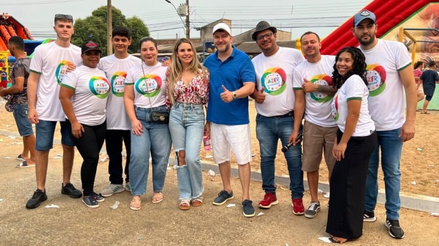 Alex Redano prestigia mais uma ação do lazer na comunidade em Ariquemes