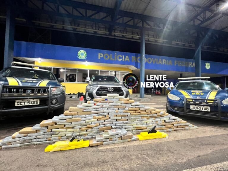 URGENTE – PRF prende policiais civis de RO com 200 kg de droga em Hilux no Mato Grosso