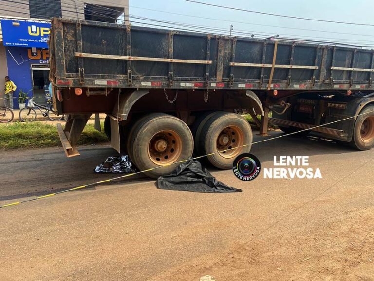 Mulher morre ao ser arrastada por carreta na zona leste da capital