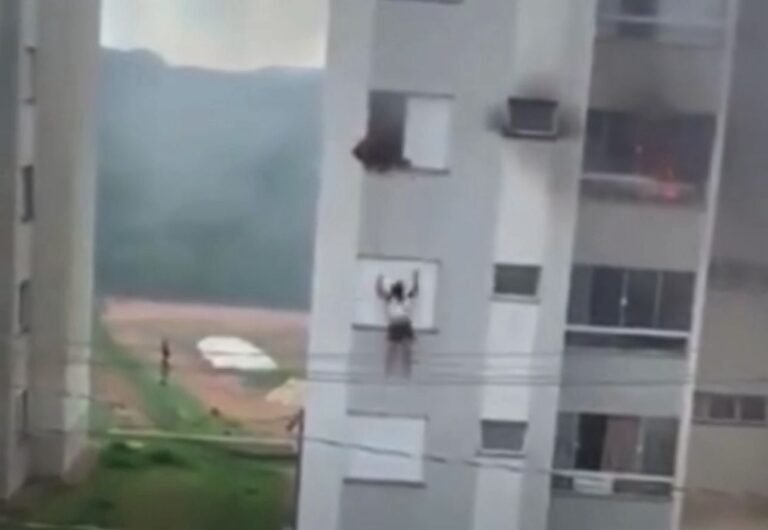 Neta bota fogo em apartamento com avós, que pulam do prédio – VÍDEO