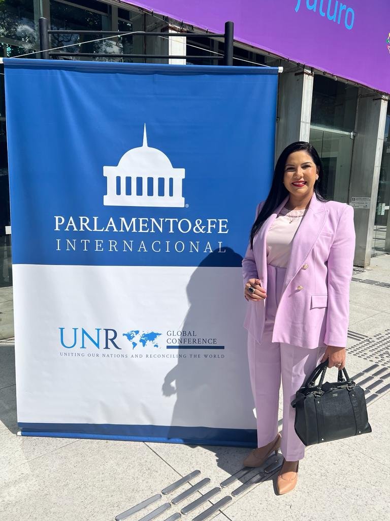 Deputada Cristiane Lopes participa da Conferência Global 2023 Parlamento e Fé