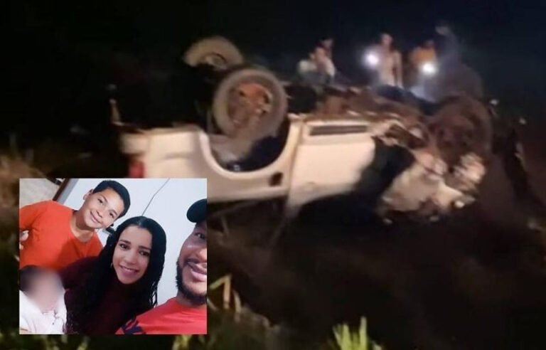 Cinco integrantes da mesma família morrem em acidente quando iam para velório em RO