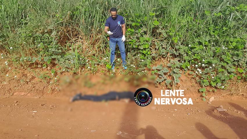 70 TIROS – Homem com mãos e pés amarrados é executado com vários tiros na cabeça