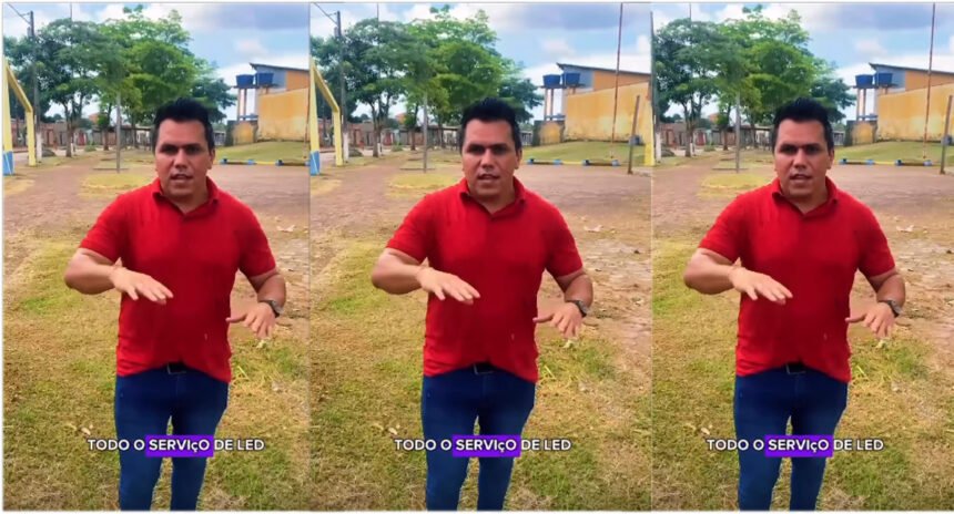 Vereador Edimilson Dourado tem pedido atendido para serviço de limpeza da praça João Roque de lima