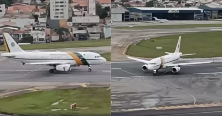Últimas Notícias 1 Avião com Lula apresenta problema e interrompe decolagem em Congonhas – VEJA O VÍDEO