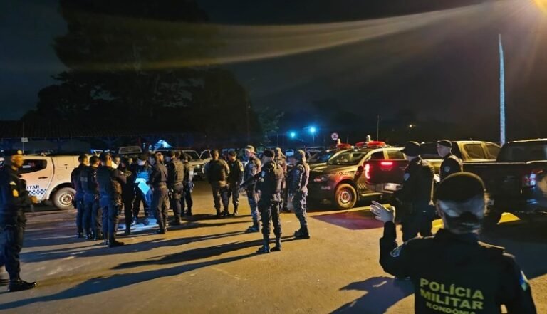 Operação policial é realizada para recapturar 13 presidiários que fugiram de unidade prisional em Rondônia