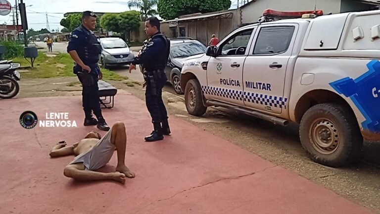 Homem é agredido a pauladas por amigos e pede ajuda na Avenida Rio de Janeiro