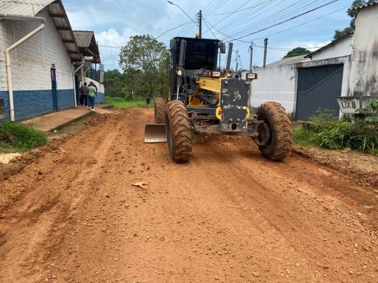 Ruas do Bairro Cidade Nova recebem serviços após solicitação do vereador Edimilson Dourado