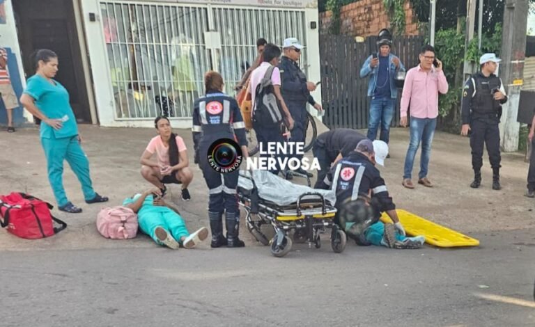 Enfermeiras ficam feridas em grave colisão frontal de veículos na zona Sul