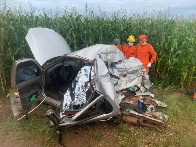 Gravíssimo acidente resulta em morte de mãe e filha na BR-435