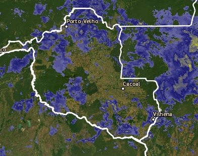 Rondônia tem previsão de chuvas intensas em alerta emitido pelo INMET