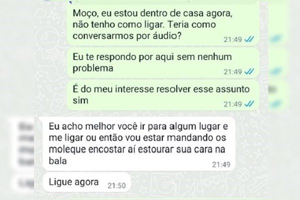 Bandidos se passam por mulheres de faccionados para extorquir homens - VEJA OS PRINTS 10 Bandidos se passam por mulheres de faccionados para extorquir homens - VEJA OS PRINTS