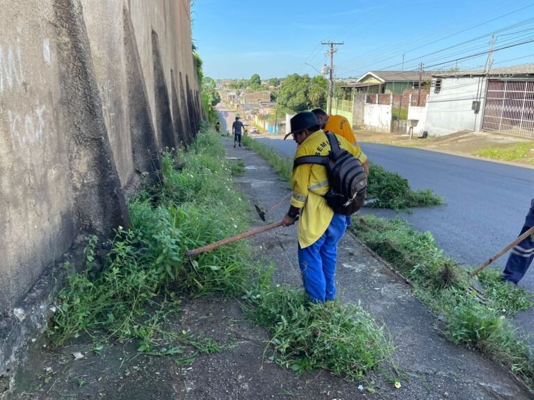 Mutirão de limpeza em Porto Velho atende bairros inteiros, pontos turísticos e espaços públicos