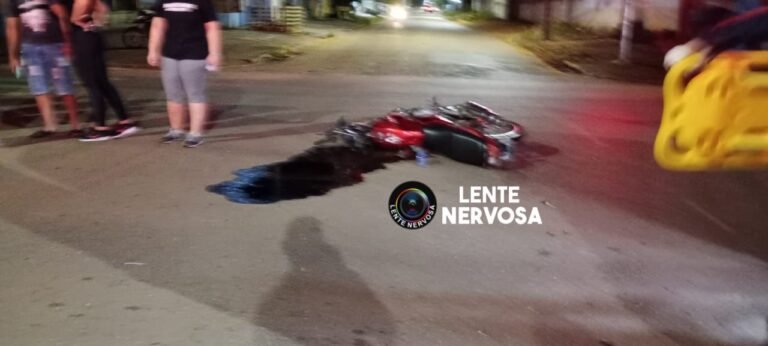 Últimas Notícias 1 Motociclista fica em estado gravíssimo após acidente em cruzamento de avenidas