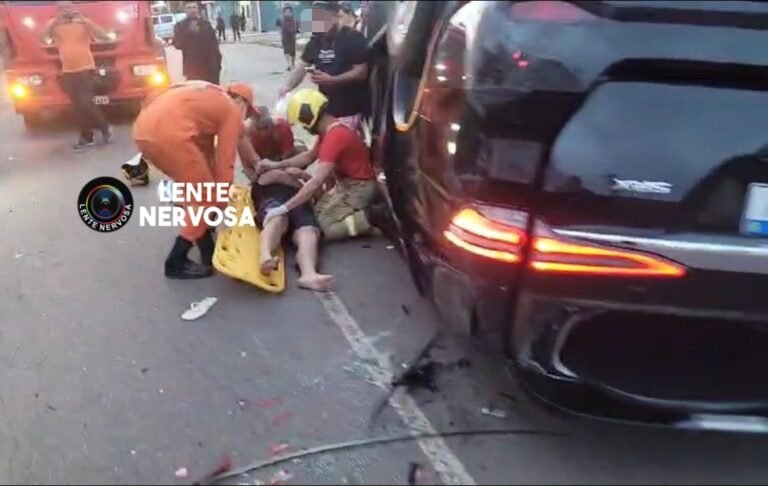 Hilux capota em grave acidente no centro de Porto Velho e quatro pessoas ficam feridas – VÍDEO