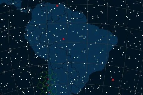 Lixo espacial da Starlink ilumina céus de Rondônia e gera espetáculo