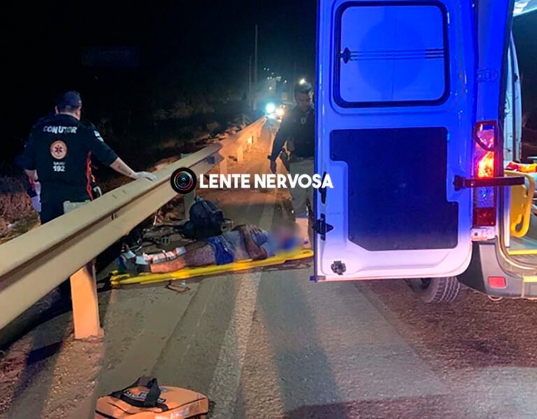 Últimas Notícias 9 Ciclista quebra a perna ao ser jogado da ponte sobre o Rio Madeira durante passagem de carreta