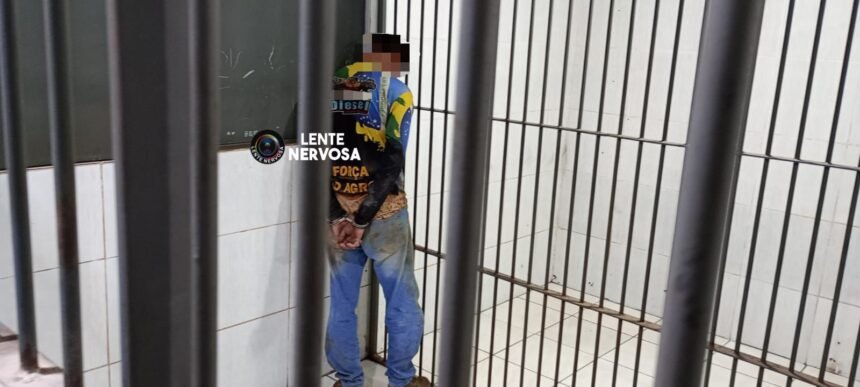 Homem com dois mandados de prisão é preso na zona sul com pistola roubada