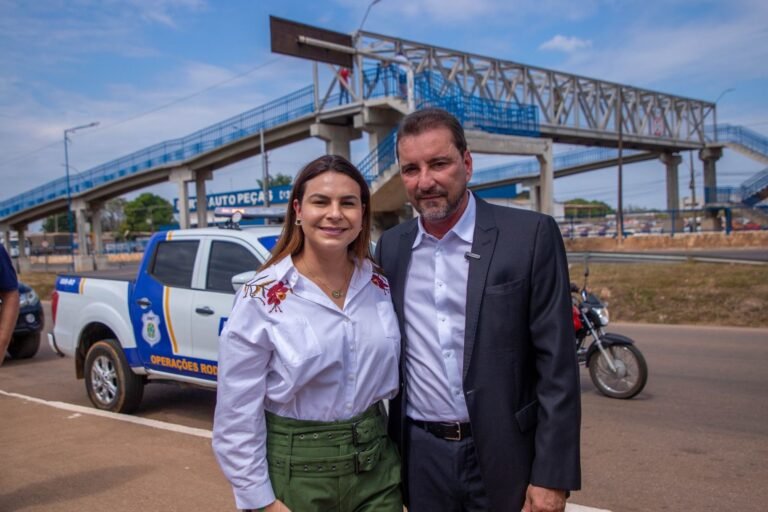 MOBILIDADE URBANA – Recursos de emendas de Mariana Carvalho viabilizam entrega de passarelas na BR-364 em Porto Velho