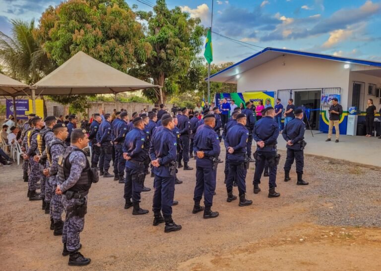 Obras no Quartel da PM e na Delegacia da PC em Mirante da Serra são entregues pelo governo de RO