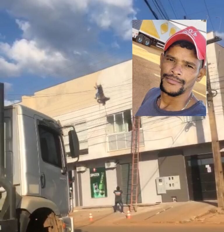 SEM EQUIPAMENTO – Pintor morre eletrocutado durante serviço em supermercado e despenca de prédio; VEJA MOMENTO DA QUEDA