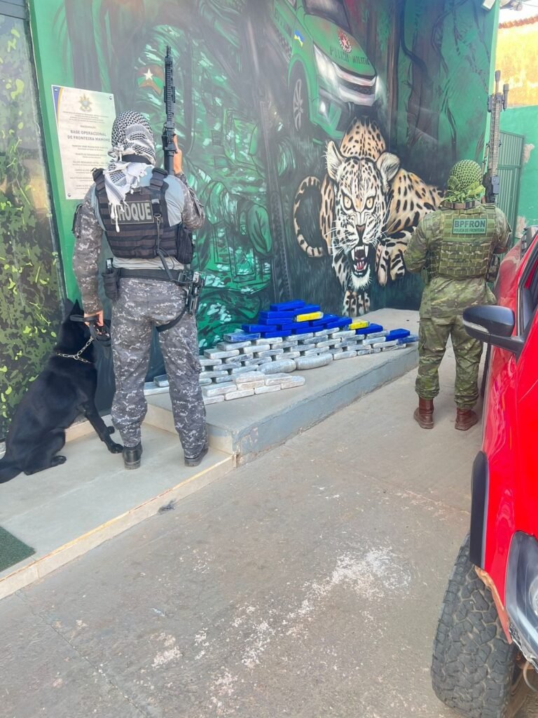 Polícia Militar apreende quase 70 kg de drogas na região de fronteira