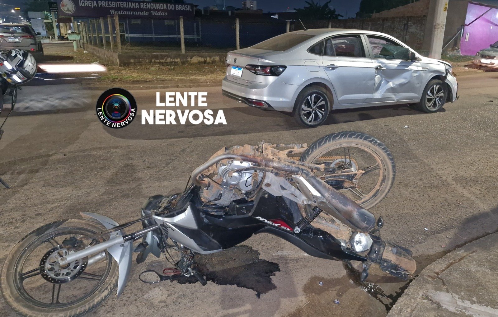 Motociclista avança preferencial e causa grave acidente em Porto Velho 6 Motociclista avança preferencial e causa grave acidente em Porto Velho