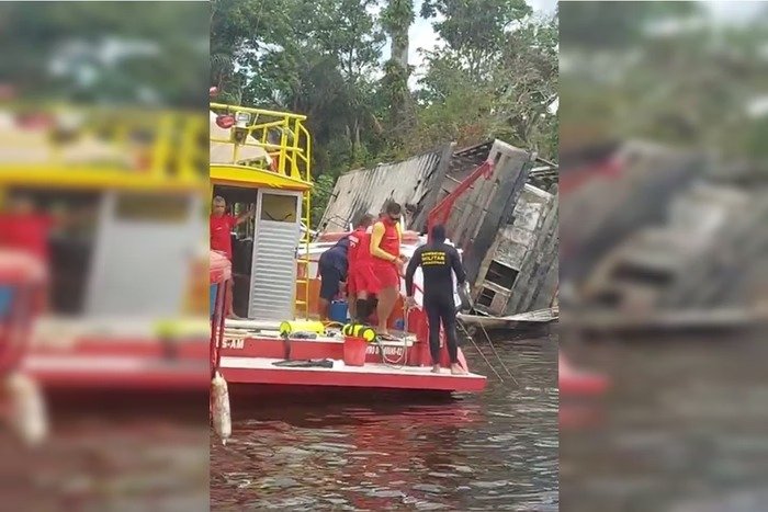 Prosseguem buscas por sobreviventes do incêndio em barco no Amazonas 3 Prosseguem buscas por sobreviventes do incêndio em barco no Amazonas