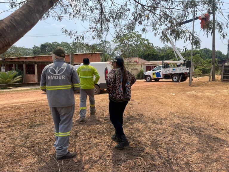 EMDUR revitaliza iluminação pública no Distrito de Cujubim Grande a pedido do Vereador Edimilson Dourado
