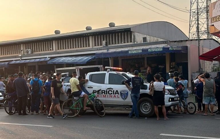 Pai de suspeito de homicídio em lanchonete é morto enquanto trabalhava no Mercado KM 01