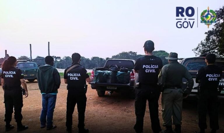 Força-Tarefa apreende mais de 100 kg de drogas com traficante no interior de RO
