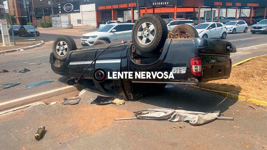 SE RECUPERA BEM – Jovem que foi projetado de carro durante capotamento deverá ser transferido de hospital – VEJA FOTOS