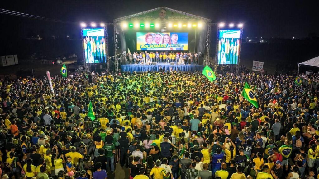 Bolsonaro mobiliza Porto Velho em apoio histórico à candidatura de Mariana Carvalho