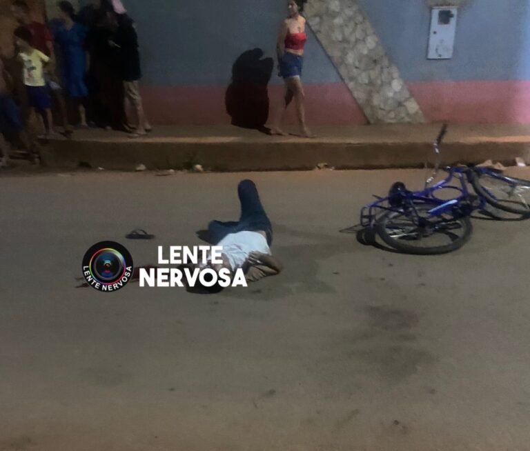 Ciclista fica em estado grave após ser atropelado por motociclista na zona Sul de Porto Velho