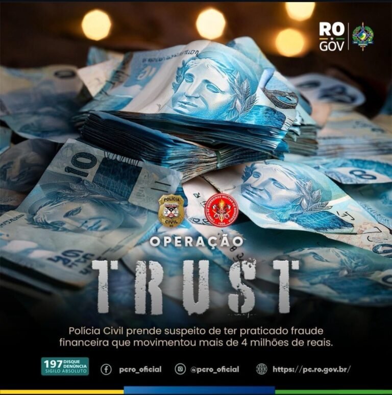 Bombeiro é preso por envolvimento em fraude financeira de R$ 4 milhões em Rondônia