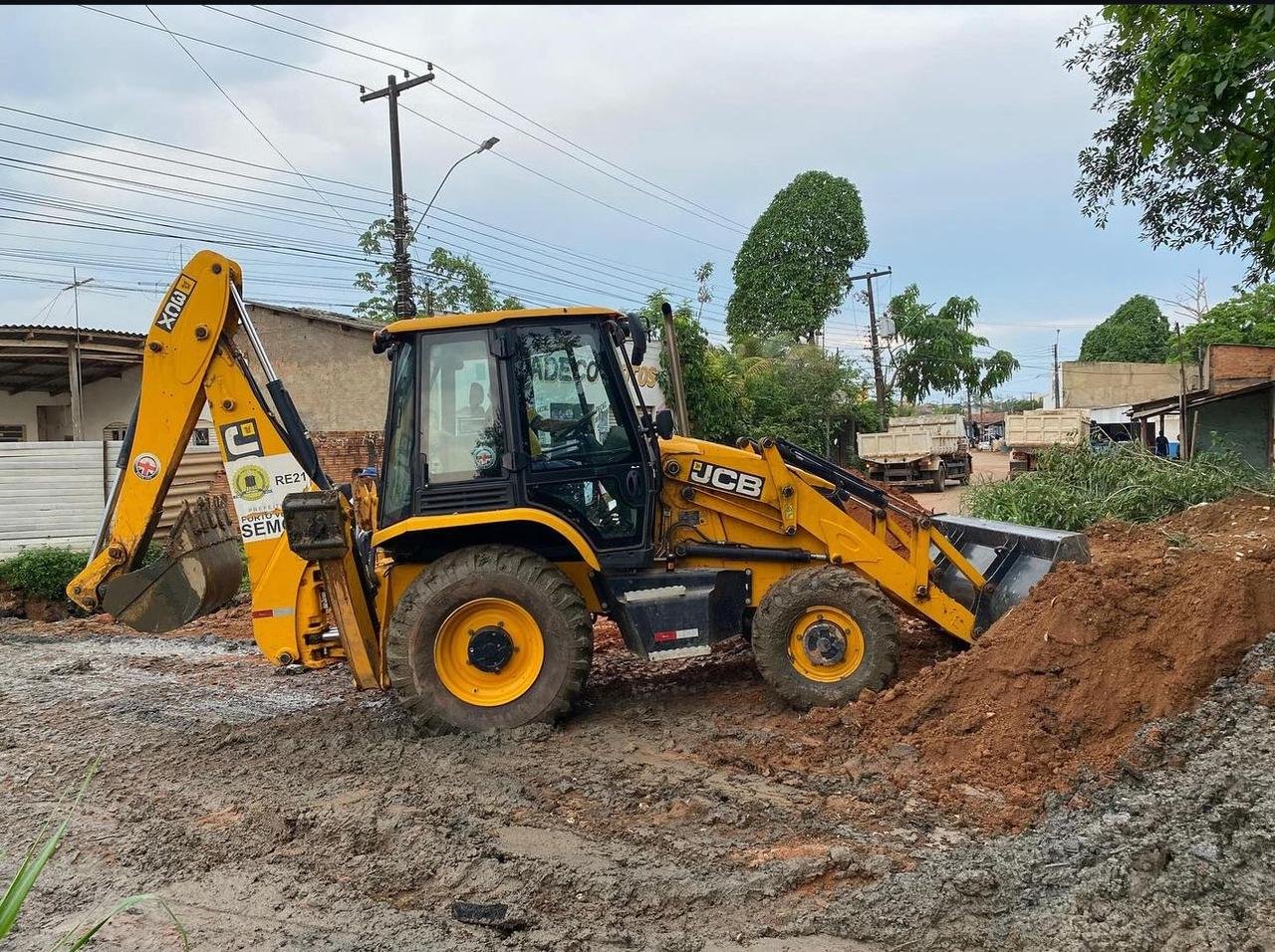 BAIRRO CASTANHEIRA - Recuperação de drenagem é realizada pela Semob a pedido do vereador Edimilson Dourado