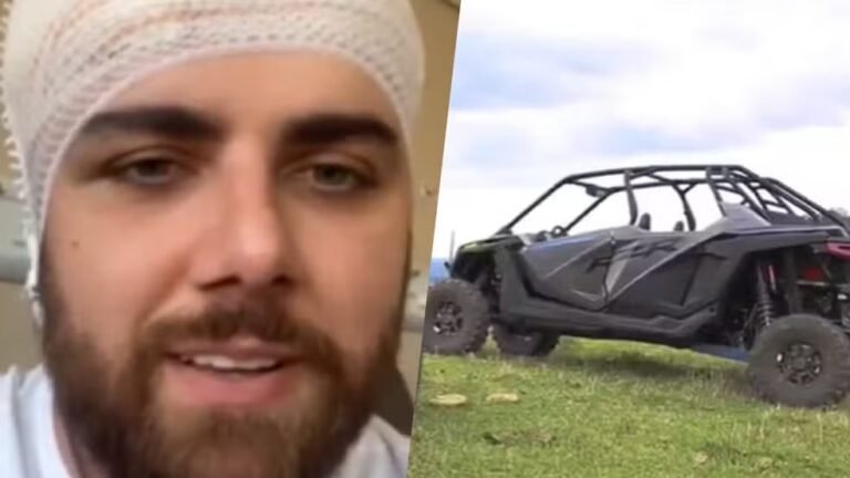 Zé Neto recebe alta do hospital, após acidente em que cortou a cabeça