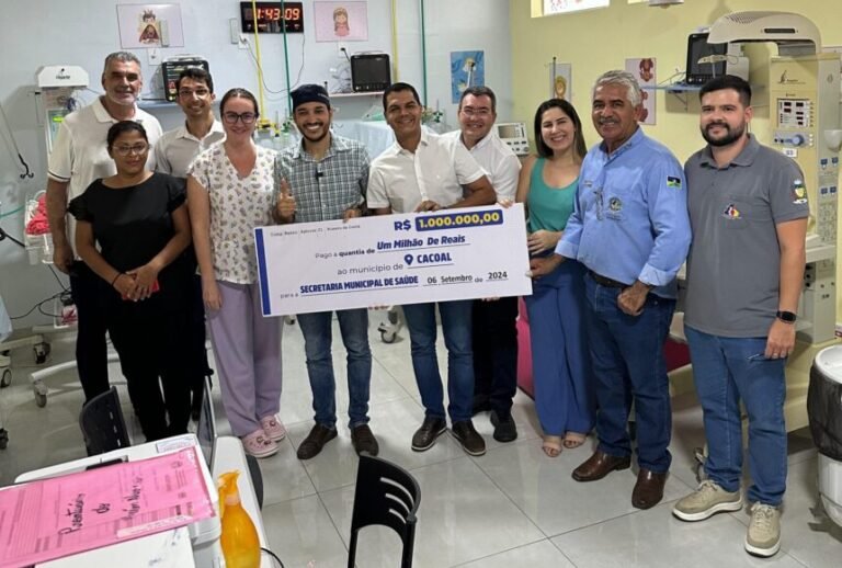 Dr. Fernando Máximo destina R$1 milhão para Hospital Municipal Materno Infantil de Cacoal