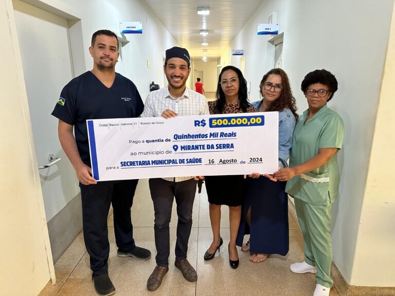 Dr. Fernando Máximo destina 500 mil para ações de saúde de Mirante da Serra