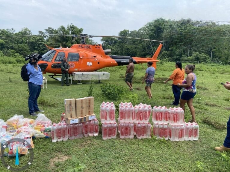 Operações para levar suprimentos às comunidades isoladas atingidas pela seca são intensificadas pelo governo de RO