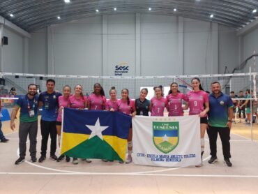 Com incentivo do governo de RO, vôlei feminino conquista ouro nos Jogos da Juventude