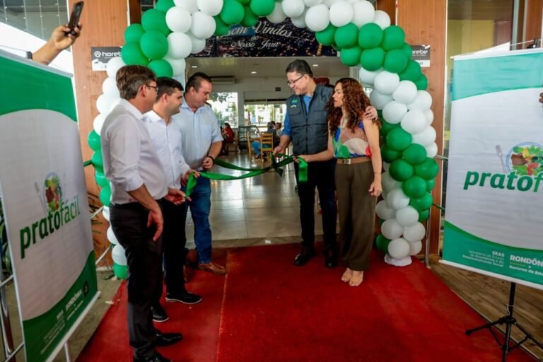 Governo de RO inaugura programa Prato Fácil em Jaru com meta de oferecer 268 refeições diárias