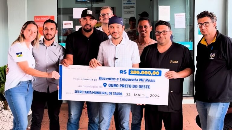 Ouro Preto do Oeste recebe a primeira remessa de emendas parlamentares de Dr. Fernando Máximo para demandas da saúde