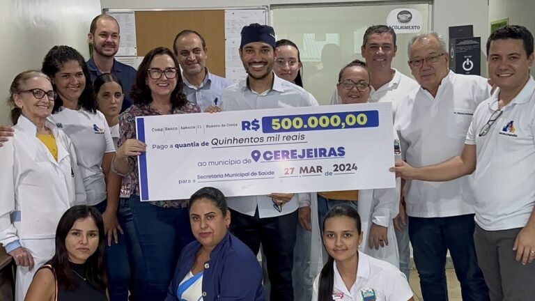 Dr. Fernando Máximo destina R$ 500 mil para as ações da saúde de Cerejeiras